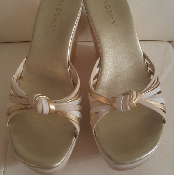 BCBGirls Wooden Wedge Sandals - Picture 2 of 4